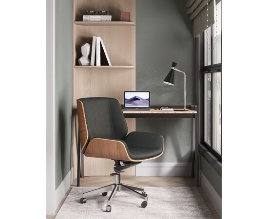 Кресло офисное TopChairs Crown SN черный, изображение 6 | Интернет магазин мебели и декора LifeDekor