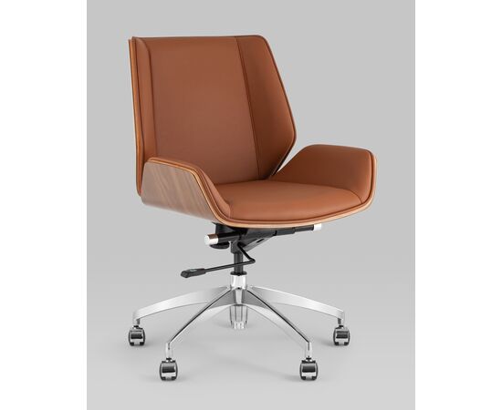 Кресло офисное TopChairs Crown SN коричневый, изображение 2 | Интернет магазин мебели и декора LifeDekor