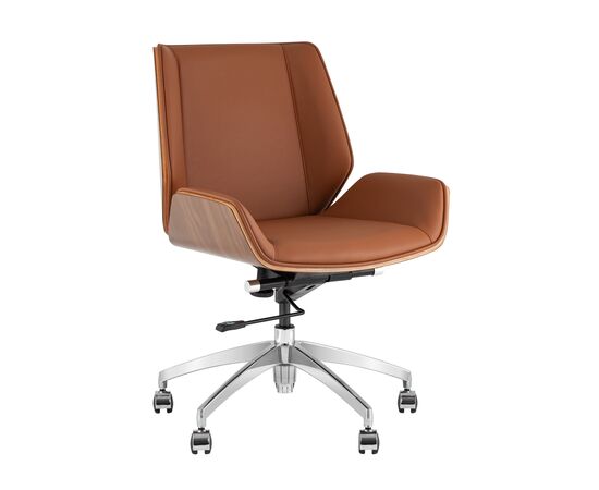 Кресло офисное TopChairs Crown SN коричневый | Интернет магазин мебели и декора LifeDekor