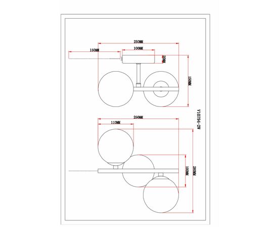 Бра Moderli V10794-2W Molly, изображение 8 | Интернет магазин мебели и декора LifeDekor