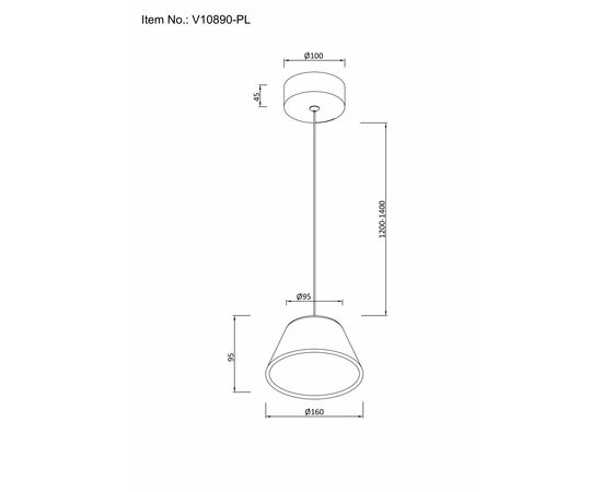 Светильник подвесной светодиодный Moderli V10890-PL Atla, изображение 6 | Интернет магазин мебели и декора LifeDekor