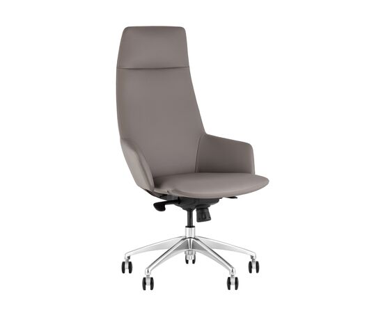 Кресло руководителя TopChairs Bow серый | Интернет магазин мебели и декора LifeDekor