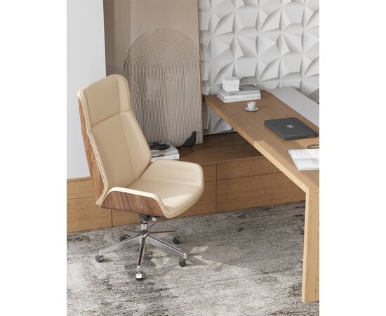 Кресло руководителя TopChairs Crown SN бежевый, изображение 6 | Интернет магазин мебели и декора LifeDekor