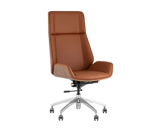 Кресло руководителя TopChairs Crown SN коричневый | Интернет магазин мебели и декора LifeDekor