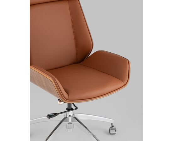 Кресло руководителя TopChairs Crown SN коричневый, изображение 10 | Интернет магазин мебели и декора LifeDekor
