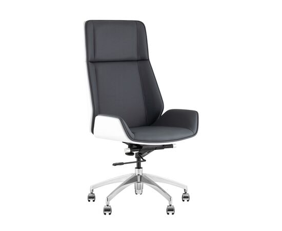 Кресло руководителя TopChairs Crown SN серо-голубой | Интернет магазин мебели и декора LifeDekor