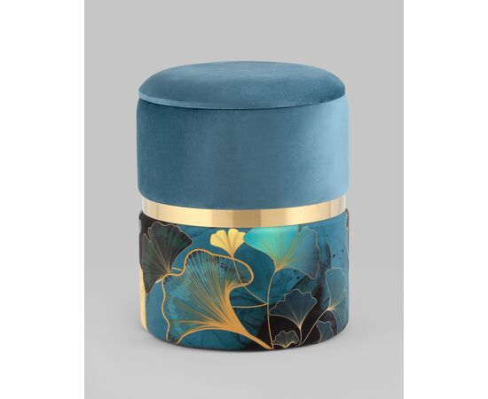 Пуф Кэрри с ящиком велюр Gingko, изображение 2 | Интернет магазин мебели и декора LifeDekor