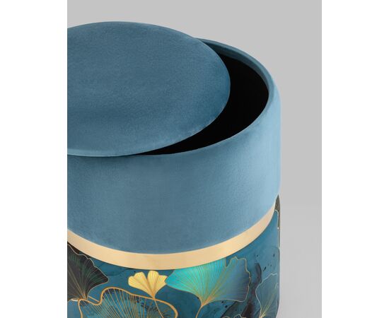 Пуф Кэрри с ящиком велюр Gingko, изображение 7 | Интернет магазин мебели и декора LifeDekor