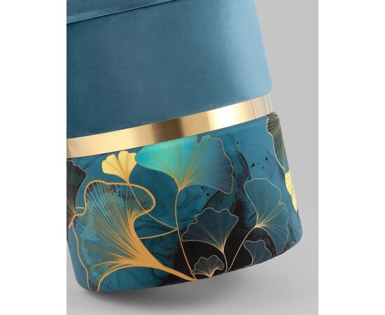 Пуф Кэрри с ящиком велюр Gingko, изображение 8 | Интернет магазин мебели и декора LifeDekor