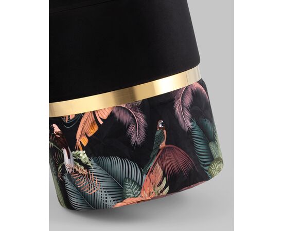 Пуф Кэрри с ящиком велюр Tropic, изображение 6 | Интернет магазин мебели и декора LifeDekor