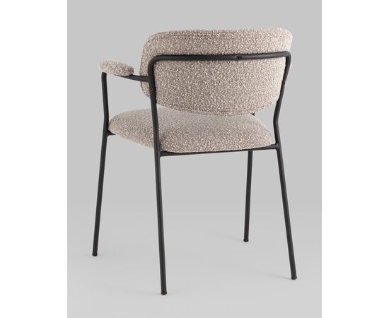 Стул Кэрол букле серый, изображение 6 | Интернет магазин мебели и декора LifeDekor