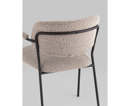 Стул Кэрол букле серый, изображение 7 | Интернет магазин мебели и декора LifeDekor