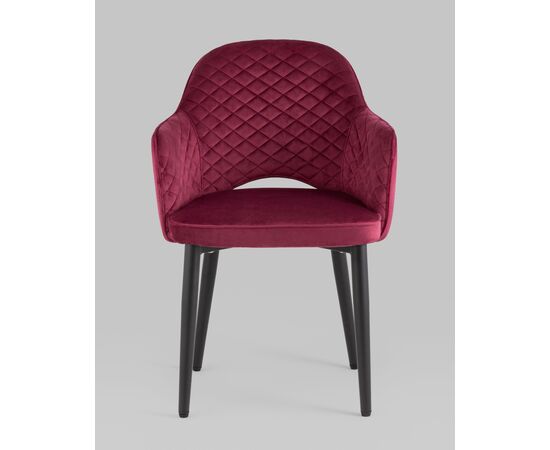 Стул Венера диамант NEW, велюр бордовый NP, изображение 5 | Интернет магазин мебели и декора LifeDekor