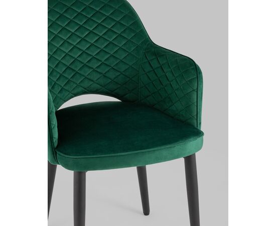 Стул Венера диамант NEW, велюр изумрудный NP, изображение 10 | Интернет магазин мебели и декора LifeDekor