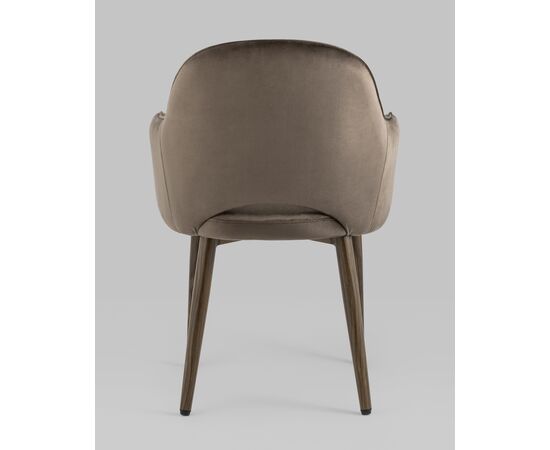 Стул Венера диамант NEW, велюр коричневый (ножки дерево) NP (набор 2шт), изображение 5 | Интернет магазин мебели и декора LifeDekor