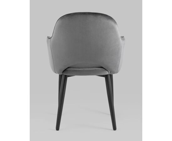 Стул Венера диамант NEW, велюр серый NP (набор 2 шт), изображение 5 | Интернет магазин мебели и декора LifeDekor