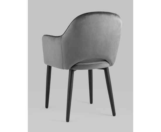 Стул Венера диамант NEW, велюр серый NP (набор 2 шт), изображение 6 | Интернет магазин мебели и декора LifeDekor