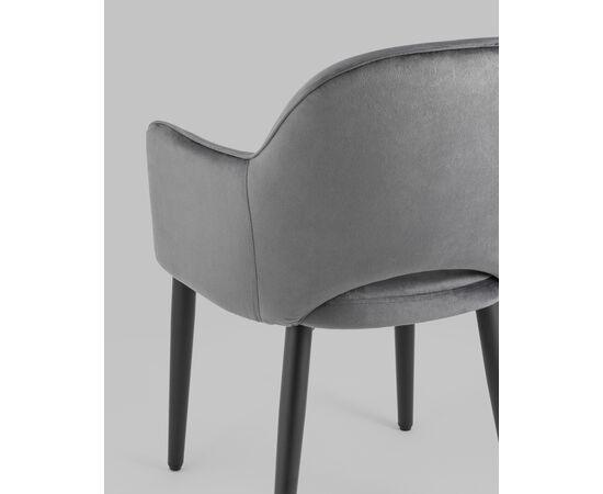 Стул Венера NEW, велюр серый NP (набор 2шт), изображение 7 | Интернет магазин мебели и декора LifeDekor