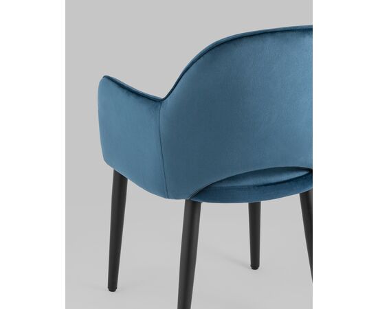 Стул Венера NEW, велюр сине-зеленый NP (набор 2шт), изображение 7 | Интернет магазин мебели и декора LifeDekor