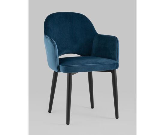 Стул Венера NEW, велюр сине-зеленый NP (набор 2шт), изображение 2 | Интернет магазин мебели и декора LifeDekor