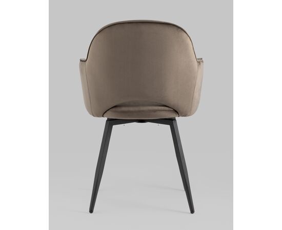 Стул Венера вращающийся, велюр коричневый NP, изображение 7 | Интернет магазин мебели и декора LifeDekor