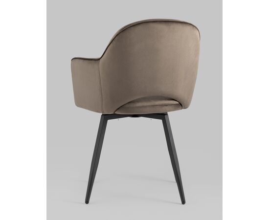 Стул Венера вращающийся, велюр коричневый NP (набор 2шт), изображение 8 | Интернет магазин мебели и декора LifeDekor