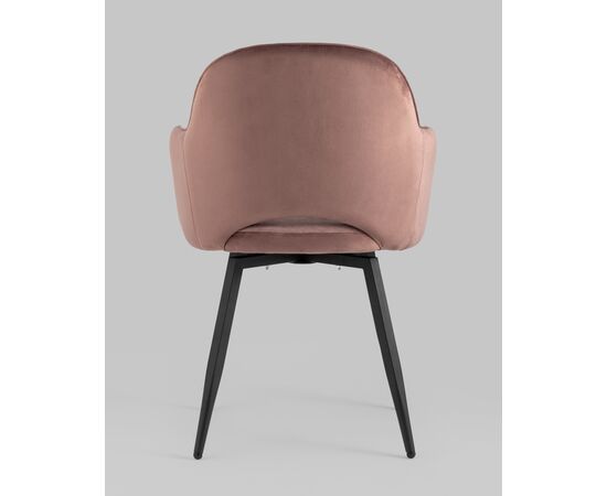 Стул Венера вращающийся, велюр пыльно-розовый NP, изображение 7 | Интернет магазин мебели и декора LifeDekor