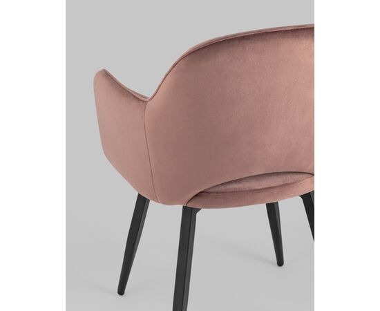 Стул Венера вращающийся, велюр пыльно-розовый NP (набор 2шт), изображение 9 | Интернет магазин мебели и декора LifeDekor