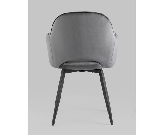 Стул Венера вращающийся, велюр серый NP, изображение 7 | Интернет магазин мебели и декора LifeDekor