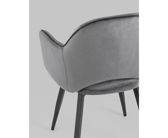 Стул Венера вращающийся, велюр серый NP (набор 2шт), изображение 9 | Интернет магазин мебели и декора LifeDekor