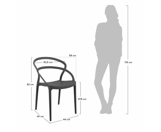 Стул Margo белый, Цвет: Белый, изображение 8 | Интернет магазин мебели и декора LifeDekor