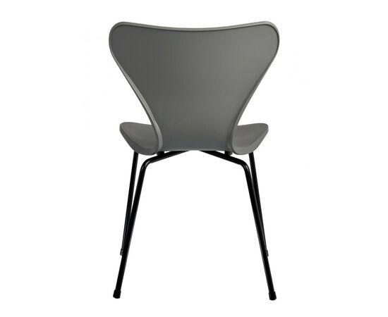 Стул Seven Style серый с чёрными ножками, Цвет: Серый, изображение 4 | Интернет магазин мебели и декора LifeDekor