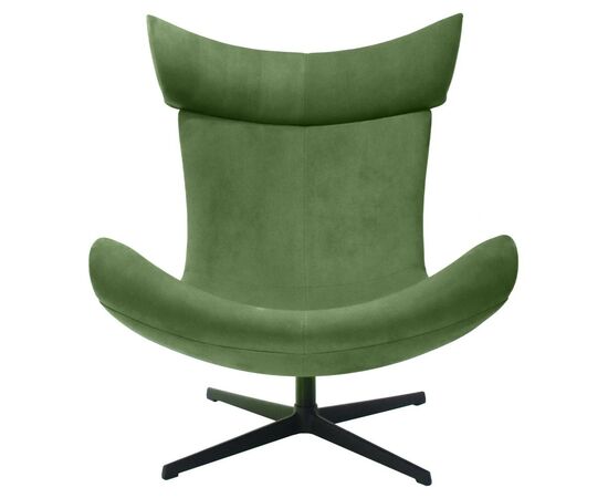 Кресло TORO зеленый, искусственная замша, изображение 2 | Интернет магазин мебели и декора LifeDekor