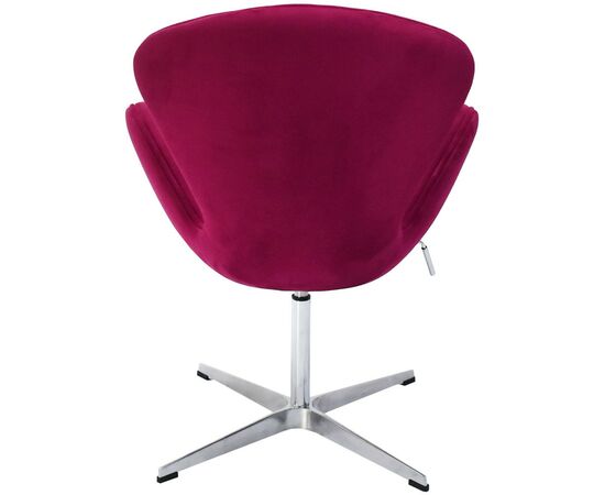 Кресло SWAN STYLE CHAIR винный, искусственная замша, изображение 5 | Интернет магазин мебели и декора LifeDekor