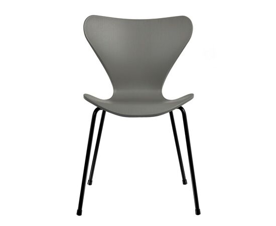 Стул Seven Style серый с чёрными ножками, Цвет: Серый, изображение 2 | Интернет магазин мебели и декора LifeDekor