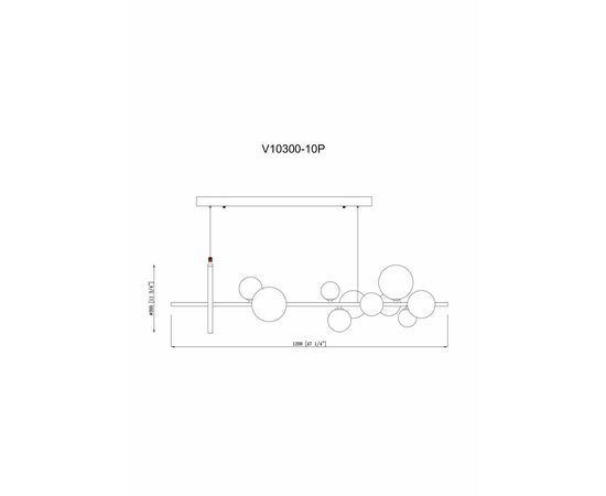 Люстра подвесная Moderli V10300-10P Dakisa, изображение 8 | Интернет магазин мебели и декора LifeDekor
