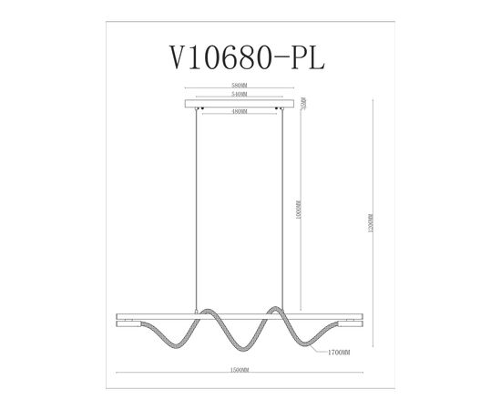 Светильник подвесной светодиодный Moderli V10680-PL True, изображение 6 | Интернет магазин мебели и декора LifeDekor