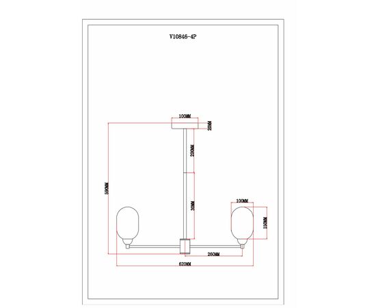 Люстра подвесная Moderli V10846-4P Gracy, изображение 7 | Интернет магазин мебели и декора LifeDekor