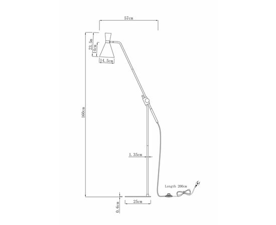 Торшер Moderli V10997-F Page, изображение 7 | Интернет магазин мебели и декора LifeDekor