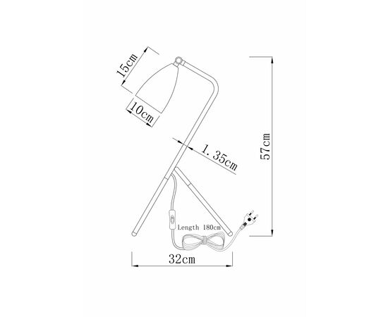 Лампа настольная Moderli V10998-T Show, изображение 19 | Интернет магазин мебели и декора LifeDekor