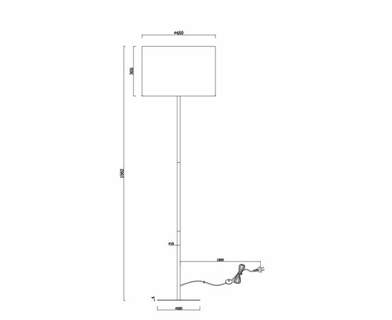 Торшер Moderli V11008-F Tropic, изображение 18 | Интернет магазин мебели и декора LifeDekor