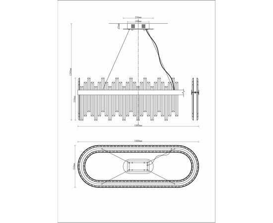 Подвесной светильник Moderli V9090-PL Citro, изображение 7 | Интернет магазин мебели и декора LifeDekor