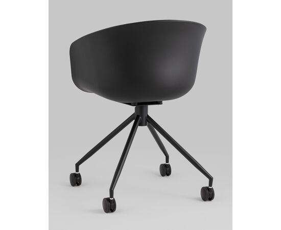 Кресло офисное LIBRA рогожка черный, изображение 8 | Интернет магазин мебели и декора LifeDekor