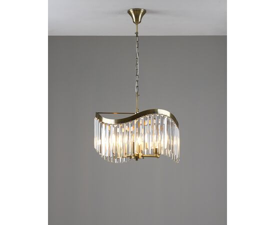 Люстра подвесная Moderli V10767-6P Wave, изображение 4 | Интернет магазин мебели и декора LifeDekor