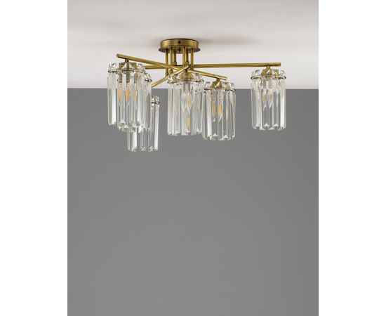 Люстра потолочная Moderli V10751-6C Everly, изображение 4 | Интернет магазин мебели и декора LifeDekor