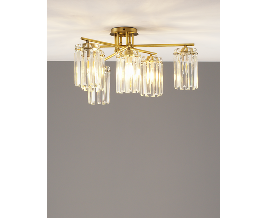 Люстра потолочная Moderli V10751-6C Everly, изображение 5 | Интернет магазин мебели и декора LifeDekor