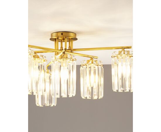 Люстра потолочная Moderli V10751-6C Everly, изображение 6 | Интернет магазин мебели и декора LifeDekor