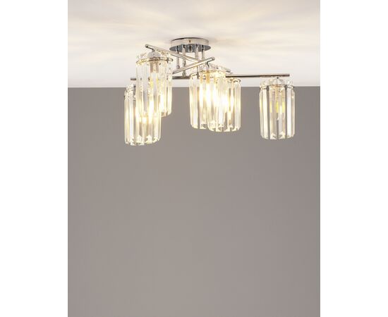 Люстра потолочная Moderli V10753-6C Everly, изображение 4 | Интернет магазин мебели и декора LifeDekor