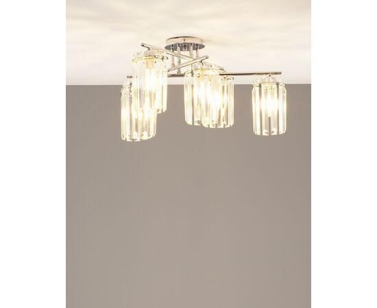 Люстра потолочная Moderli V10753-6C Everly, изображение 2 | Интернет магазин мебели и декора LifeDekor