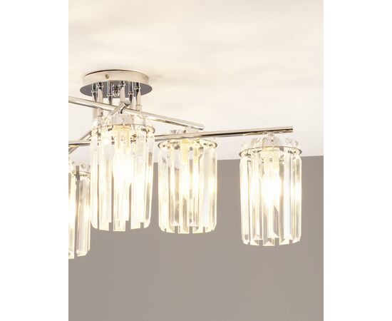 Люстра потолочная Moderli V10753-6C Everly, изображение 6 | Интернет магазин мебели и декора LifeDekor